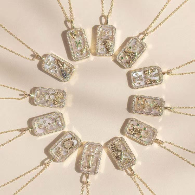 12 Zodiac Signs Pendant (V2) - LunaVista