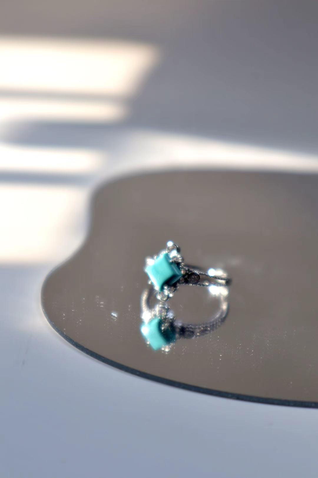 Square Turquoise Ring - LunaVista