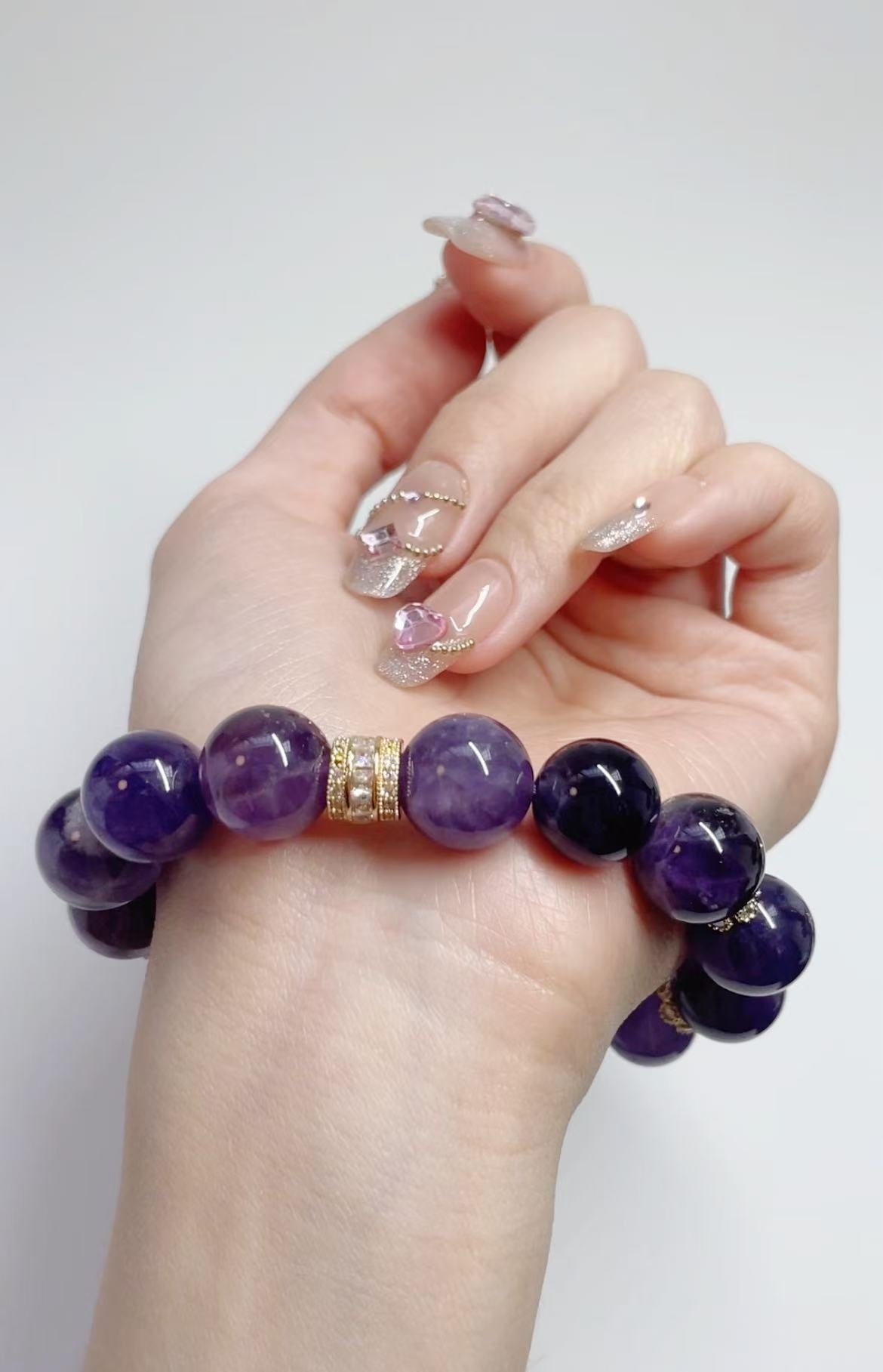 Urugeuy Amethyst Crystal Bracelet Pass all Exams and Interviews - LunaVista
