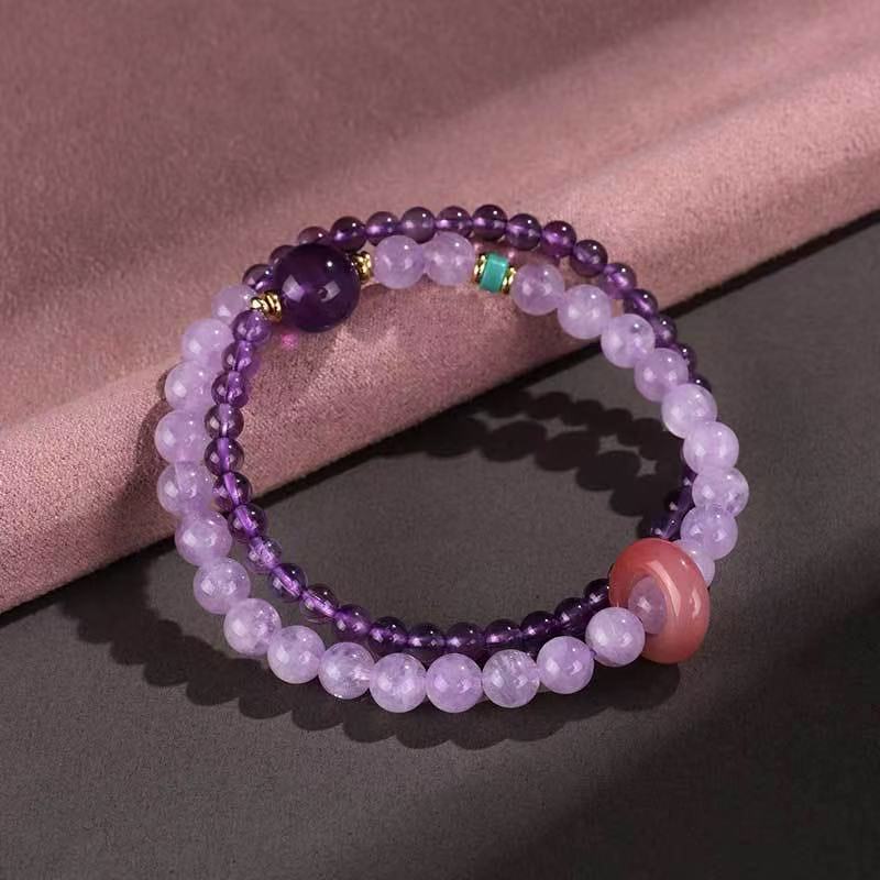 Beaded Double Loop Bracelet