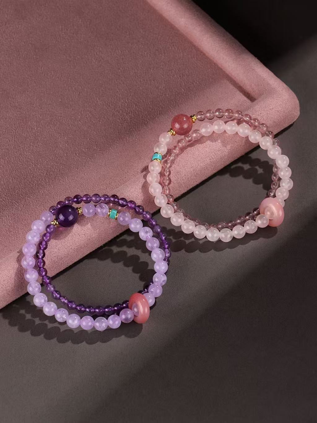 Beaded Double Loop Bracelet